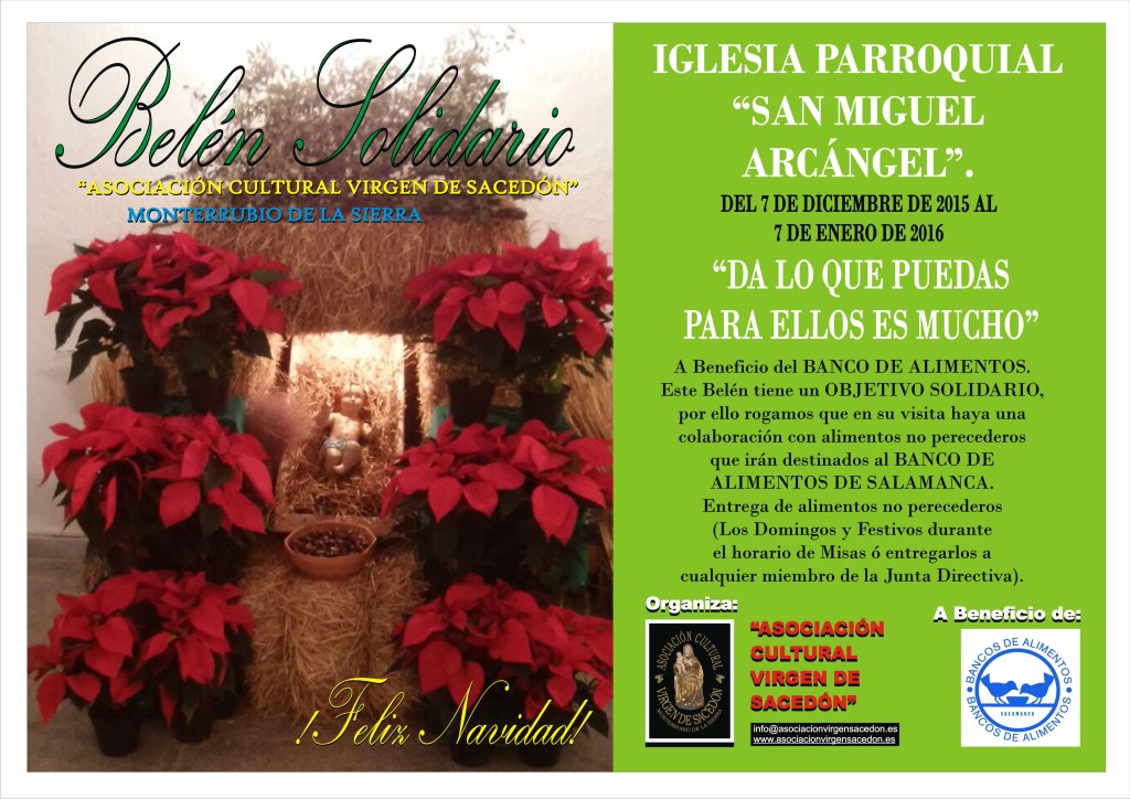 BELEN SOLIDARIO MONTERRUBIO DE LA SIERRA 2015