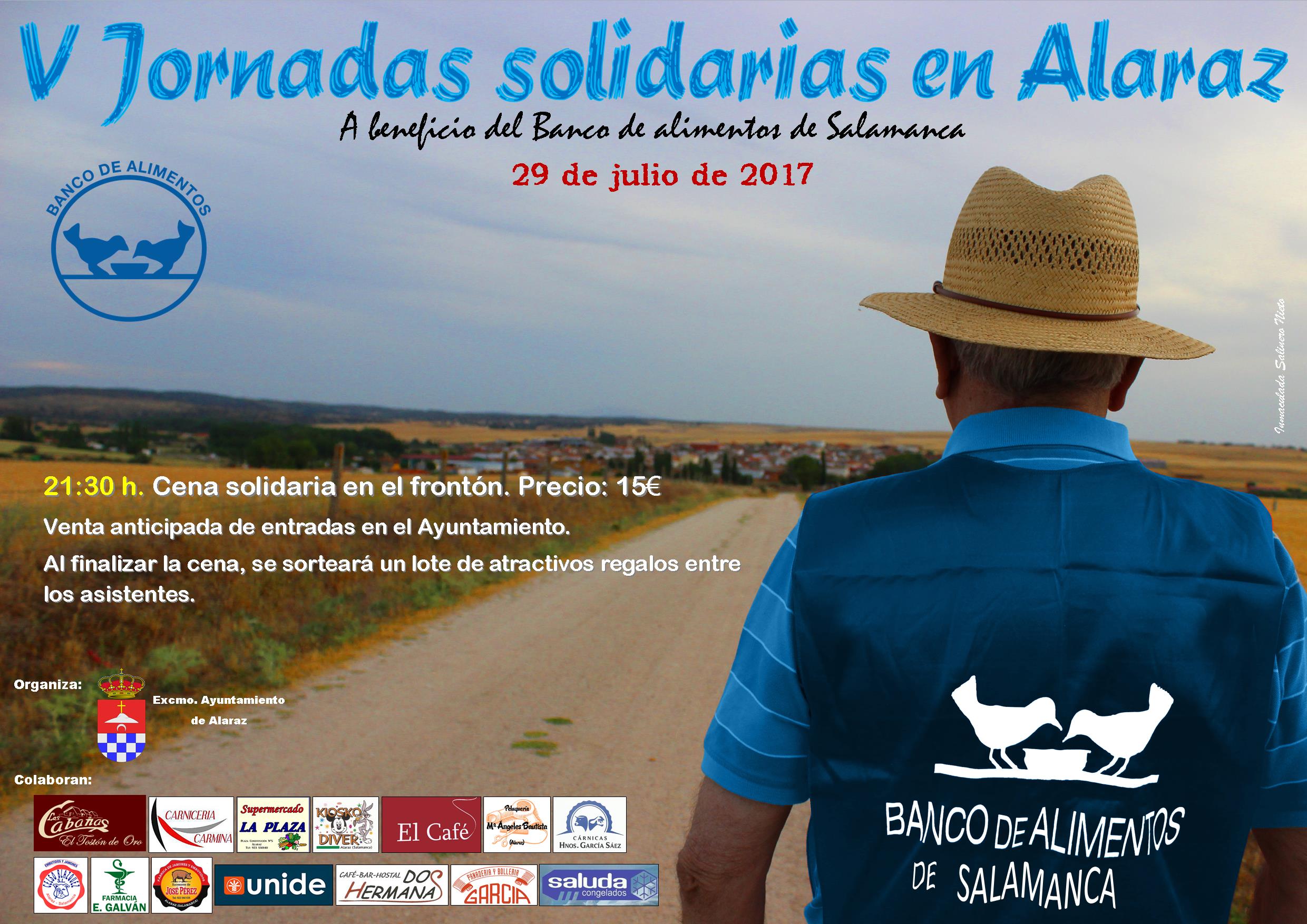 Cartel jornadas solidarias 2017 DIN A3 baja calidad